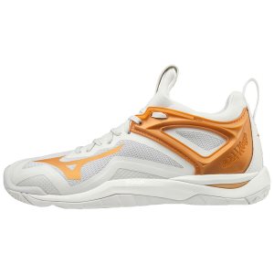 Mizuno Wave Mirage 3 Bayan Hentbol Ayakkabısı Beyaz/Altın (Tr.QFD)